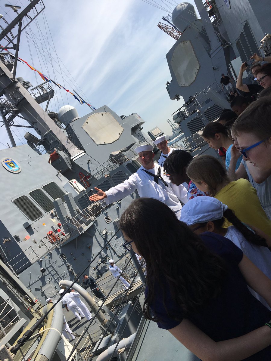 Learning all about the missile deck....#ps10 #FleetWeekNYC