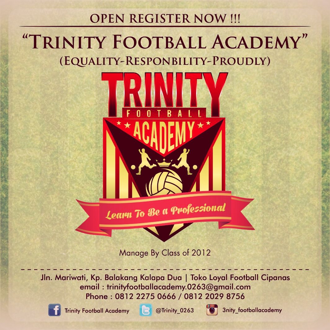 UnitedCipanas's tweet photo. Come on .. Join us !!! bagi yang berminat untuk pengembangan bakat didunia sepak bola,bisa bergabung @Trinity_0263 https://t.co/oESPF4pbaS