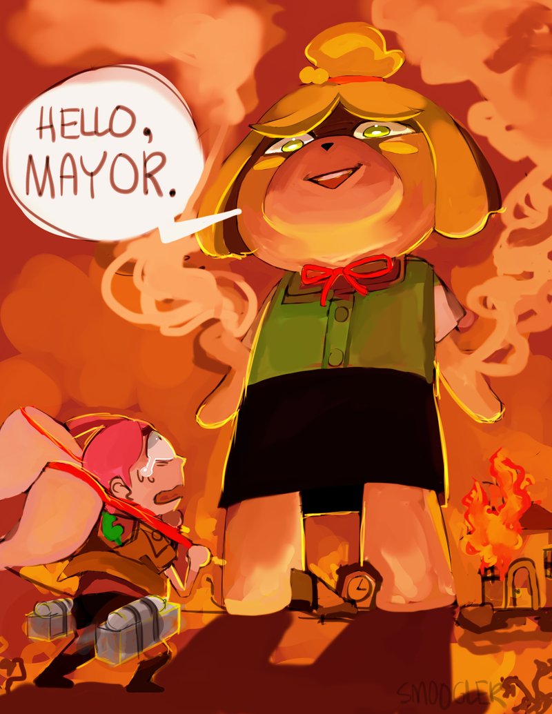 AnAnimalCrosser's tweet photo. When you haven't played in your town in a while and it just... #animalcrossing #acnl https://t.co/14nQrwmvJl