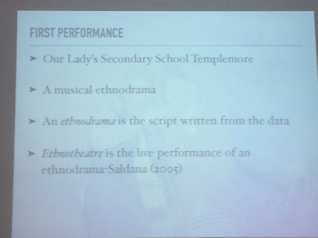 Eascai's tweet photo. So great to see arts practise as cultural participation research included in #UEPmethods @Niamh_NicGhabh https://t.co/PA6A7PMNOF