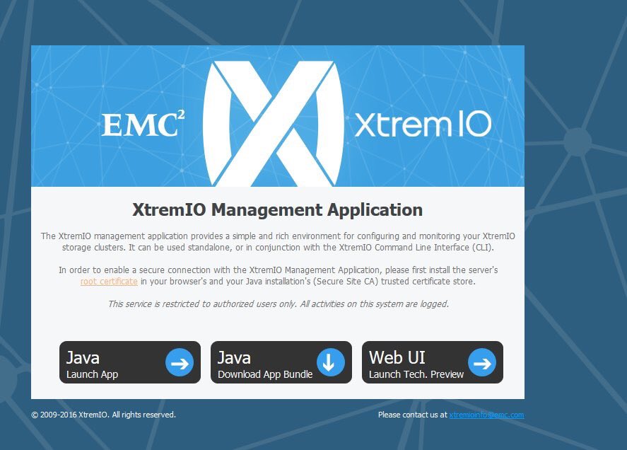 itzikr's tweet image. Coming Soon, the @EMCXtremIO Web UI web interface technical preview! #byebyejava