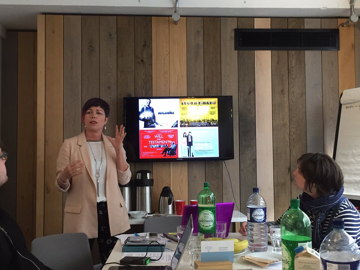 WeAreTheTonic's tweet image. #TeamTonic's @DeborahTonic discusses #directdistribution with the #TheFilmCrowd teams. #filmdistribution