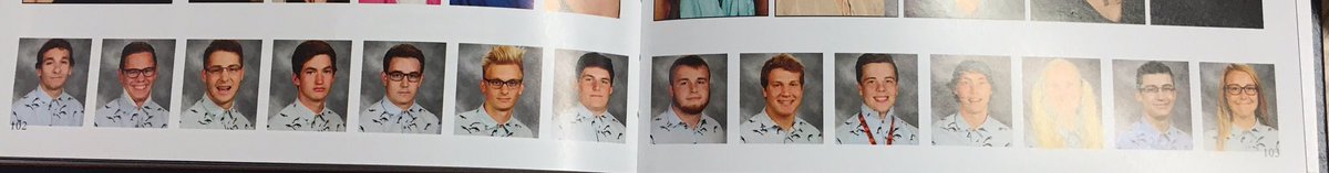 Zach_Lessard's tweet photo. When they don't put with the group in the yearbook https://t.co/DsDhY4vRpk