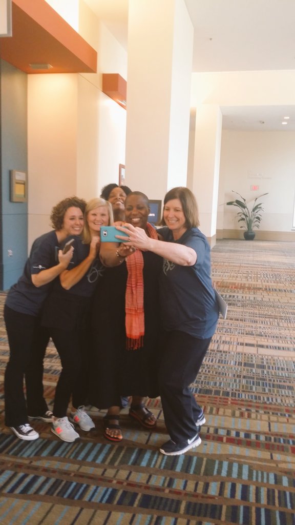 WandaPuryear's tweet photo. #AllTeam2016 Sabrina FINALLY got a picture with Bertice Berry 😄😄😄 https://t.co/i1aV1OOrOl