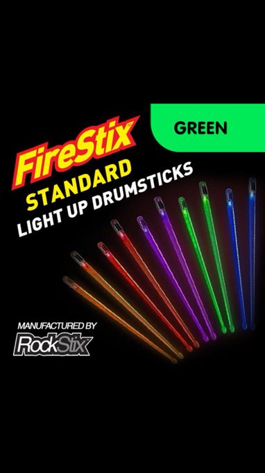 3 pic. #S/O to my Guitar Player "Skeeter" for Surprising me w/these Light-Up Drumsticks ????????????