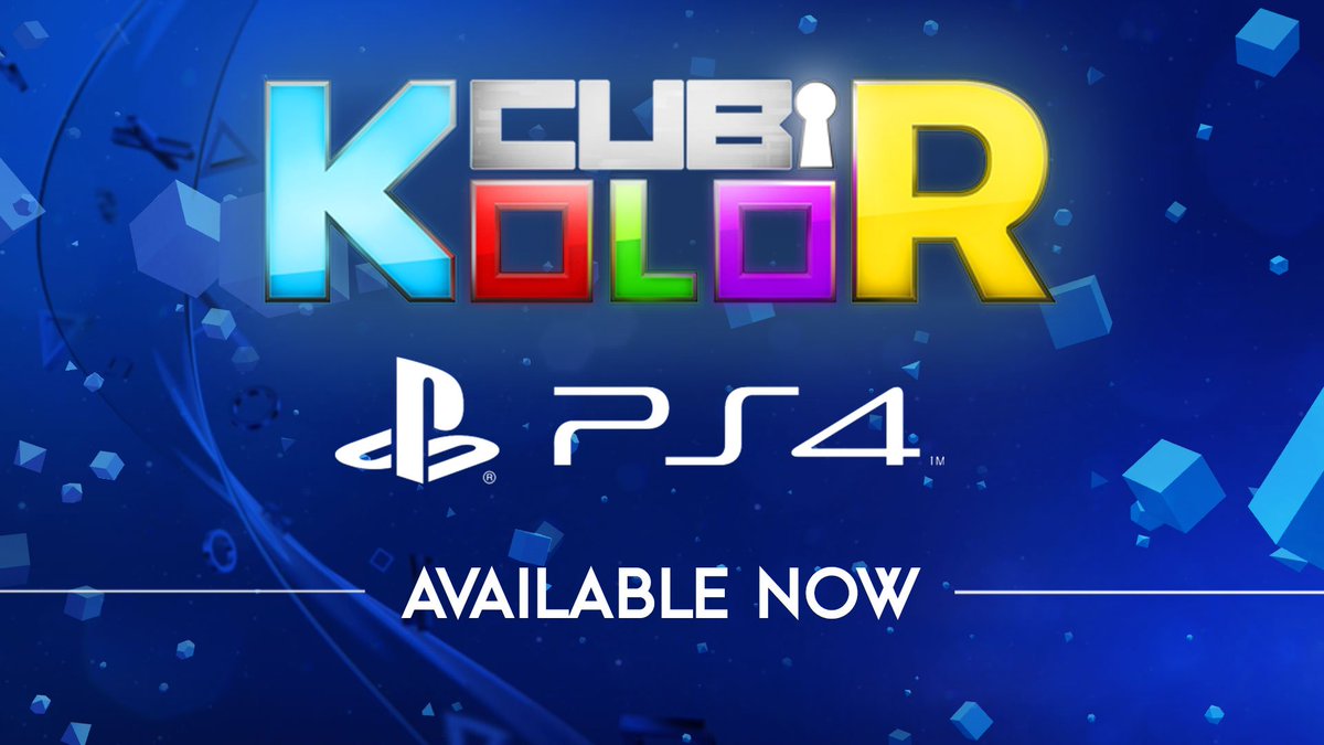 #Cubikolor available now on PS4 EU! I hope you'll enjoy our colorful cubical world and beat the Program! #indiegame