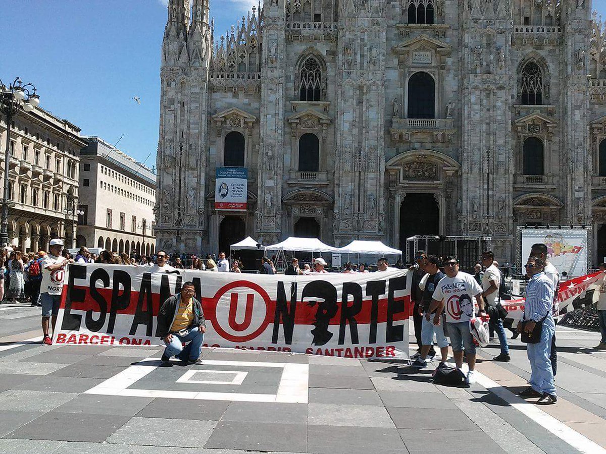MADRIDUCREMA's tweet photo. @MADRIDUCREMA  España u norte @corazon_crema @trincheranorte @barradaleunorte  @Universitario @SevillaUNorte https://t.co/MkEa37205T