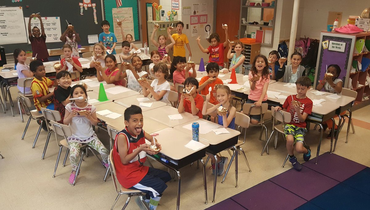 MsIbrahimiSES's tweet photo. I scream, you scream, 3rd graders scream for ice cream!! End of Parcc celebration! #tqtweet #icecream #3rdgraderocks https://t.co/UXZzAuwQrZ