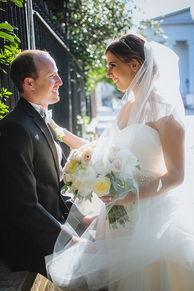 Post-ceremony joy! You just can't help but smile! bit.ly/1U9ilDf #charlestonweddings