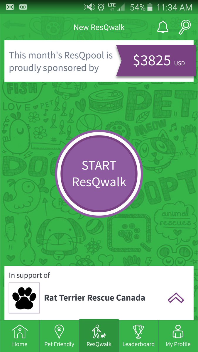 rtrcanada's tweet photo. Walking today? Download #ResQwalk &amp; your walk will raise money for our rescue #adoptdontshop https://t.co/N6XKeXrYMB https://t.co/OCLYAJcEf1
