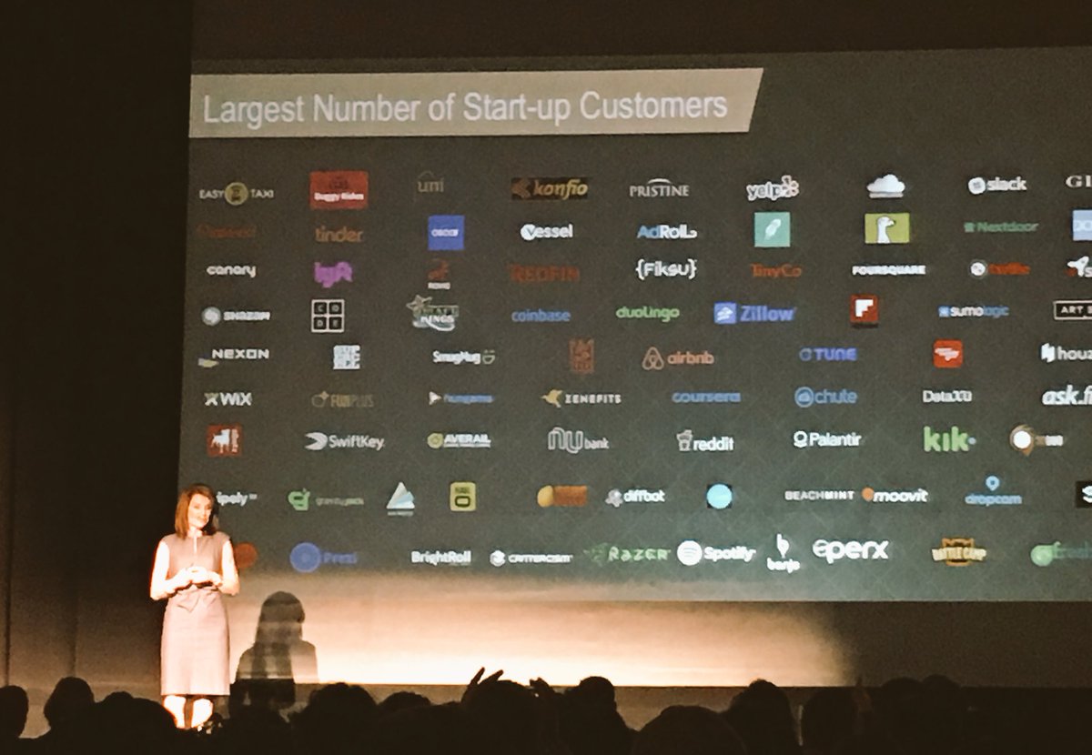 artsnmx's tweet photo. Key Note con Teresa Carlson, VP #AWS 
#AmazonWebServices da servicio a gran número de #startups 

¿Tú usas #AWS? https://t.co/W1YExDF6cA