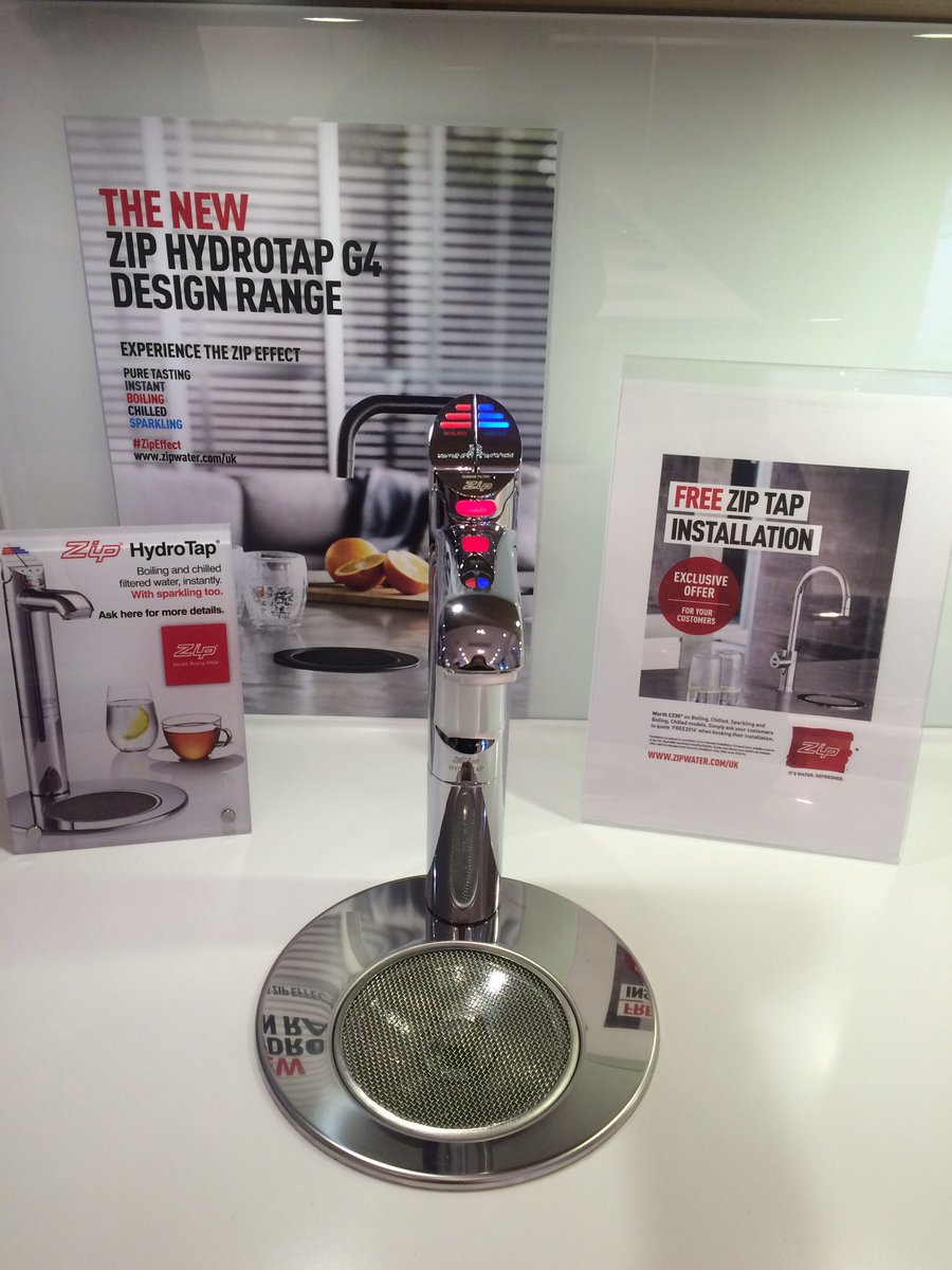 ALNObristol's tweet image. We are so pleased with our new working @ZipWaterUK hydrotap and dummies of the new G4 design range #zipeffect