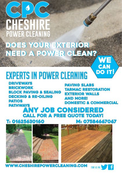 CPCPowerClean's tweet image. #Cheshire Power Cleaning is your No1 jet washing service in the #NorthWest ! Get in touch now for discounted prices!