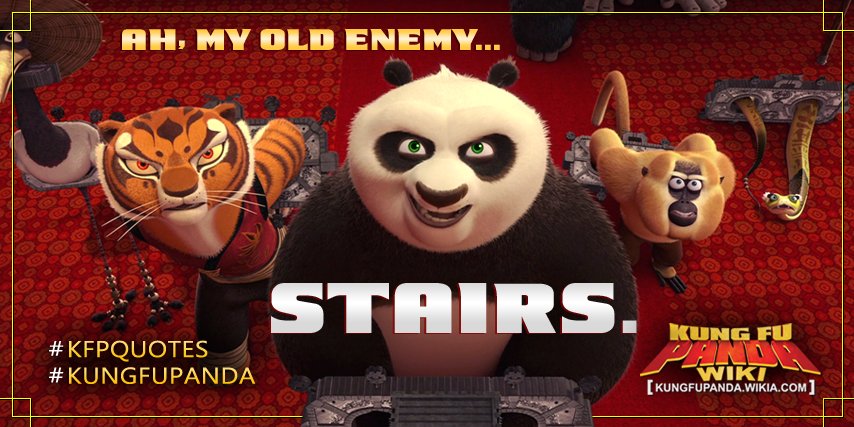 Kung Fu Panda Stairs