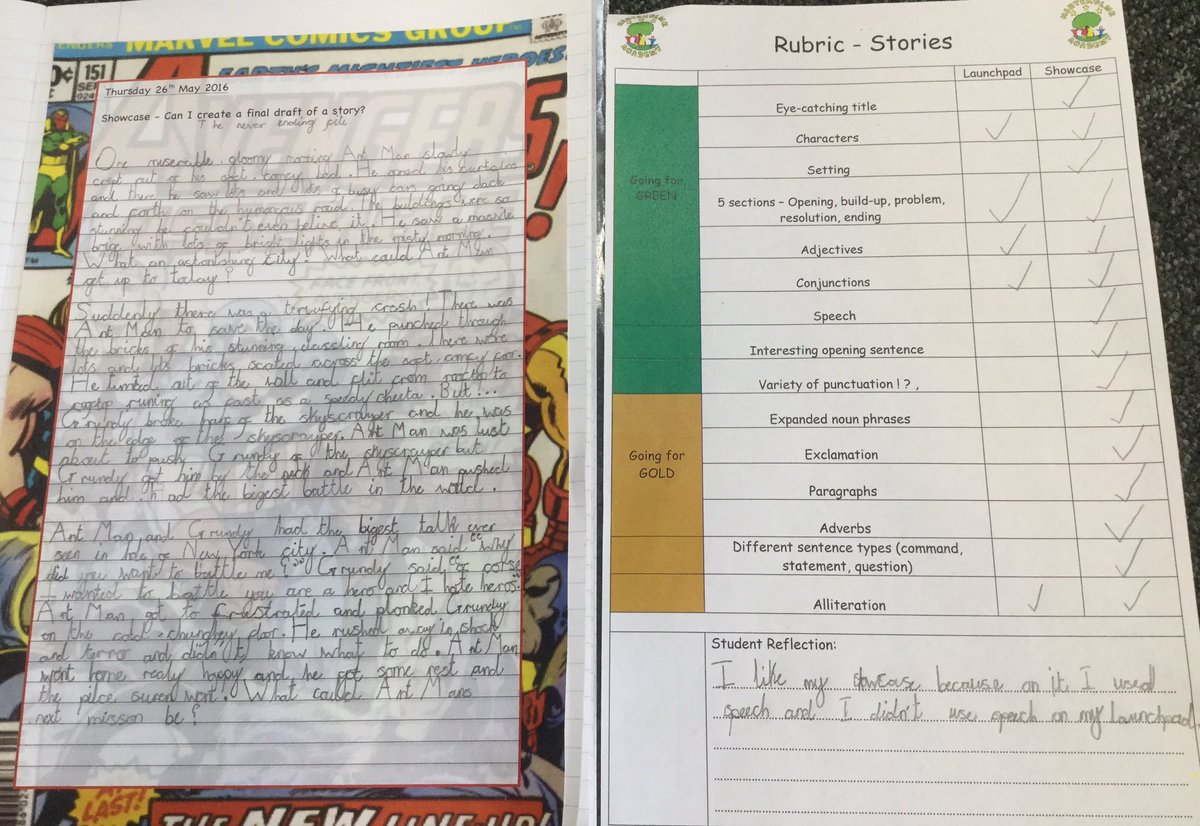 MissSmithClass4's tweet photo. The improvement in our stories from #launchpad to #showcase is INCREDIBLE! #critique #rubric https://t.co/V4exzN7fGZ