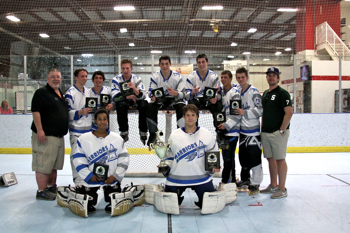 the5HL's tweet photo. Congrats to @WLWRollerHockey on your JV and Varsity 'ships this season! #Warriors #BleedBlue #rep5hole https://t.co/zebpOLgp41