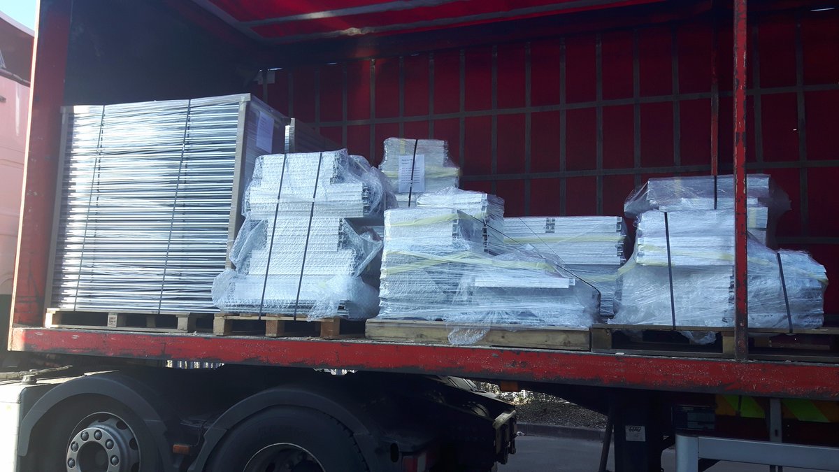 PanelDuct's tweet image. Panel Duct Pre-Insulated Flat pack ducting packed and loaded for our latest project on NUI Maynooth