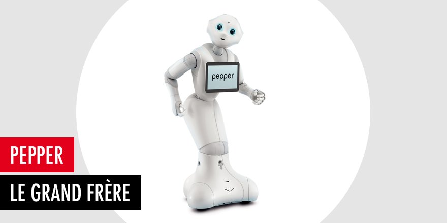 Après #Nao On vous présente Pepper le robot ! Une nouvelle expérience prochainement en magasin <a href="/SBREurope/">SoftBank Robotics Europe</a>