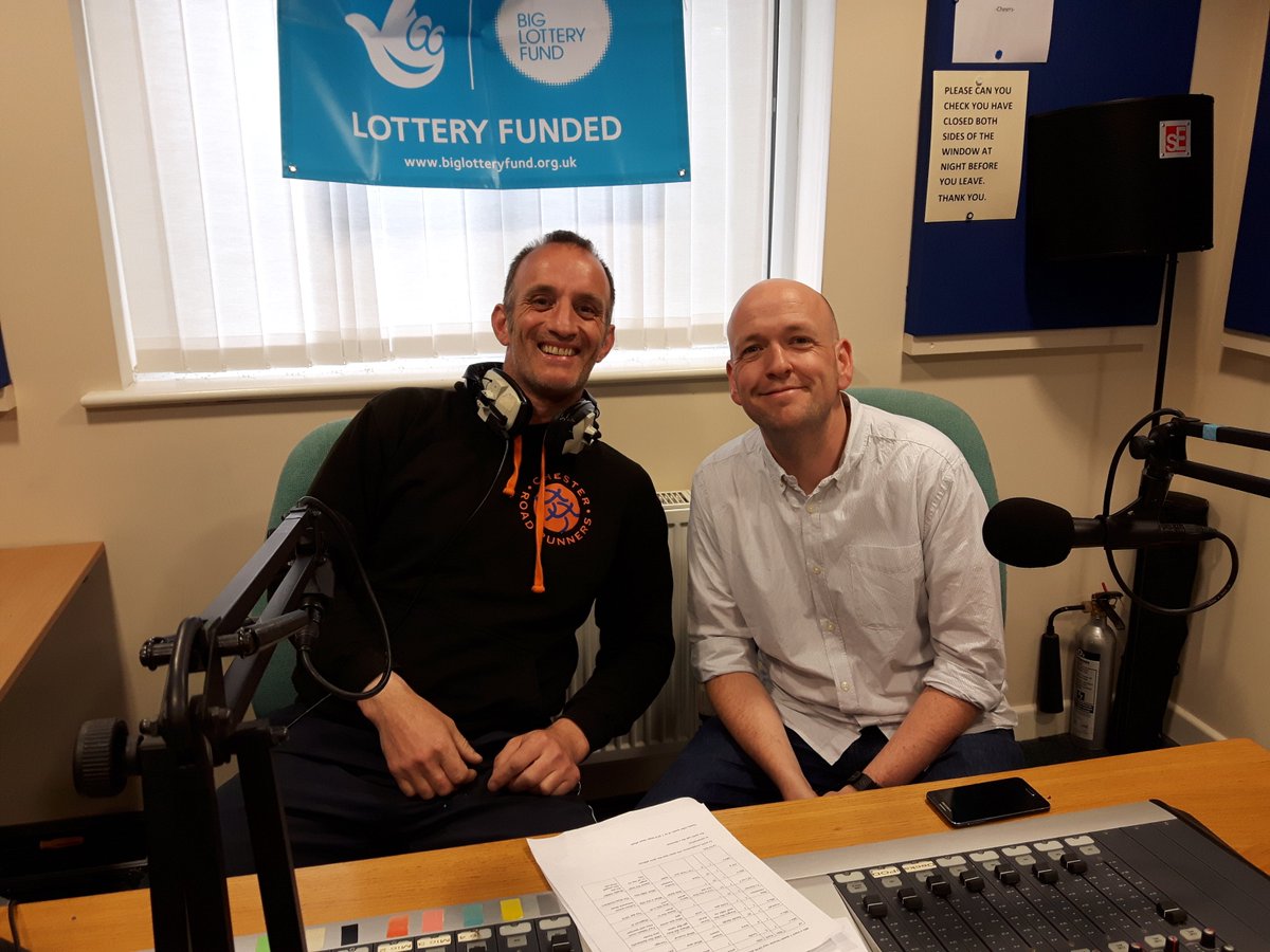 TheChesterFlip's tweet image. Graham from @Brenproject  on air with Dog Rogers. #Listenlive @ flipsideradio.org #chester #charity