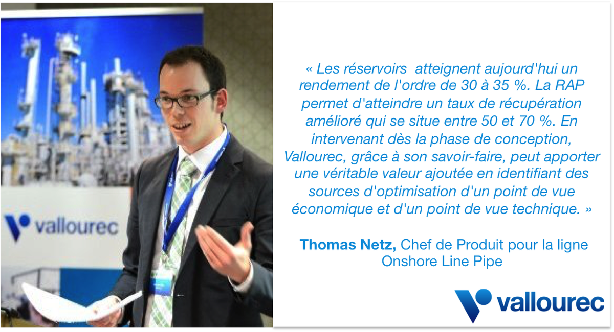 Vallourec's tweet photo. #InterviewExpert Découvrez la récupération assistée du #pétrole : https://t.co/v3Il8P2g20 https://t.co/fvTOPkON1D