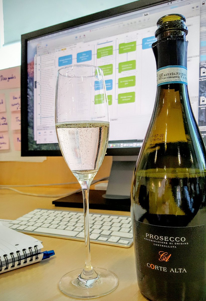 EmotionInsight's tweet image. Prosecco and prototyping with the team. Gotta love Thursdays. #UX #AgencyLife