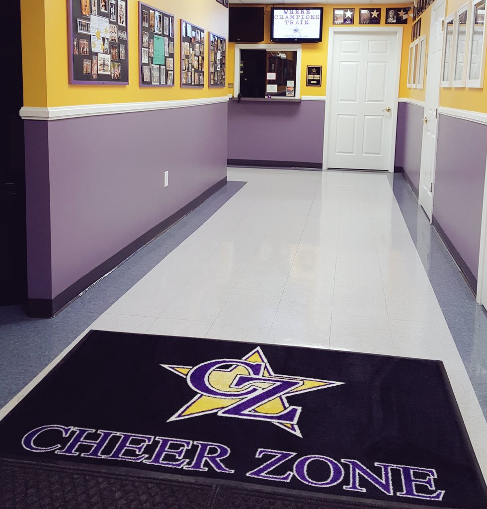 CheerZoneKY's tweet photo. Loving the new entry mat at #CheerZoneKY https://t.co/8hbacUhQru