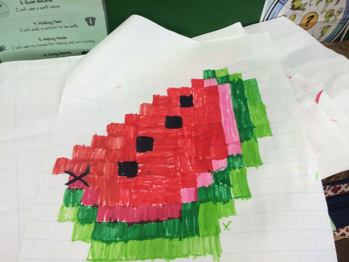 vandldpe's tweet photo. Practicing pixel art @marianne_emery @jcorippo @HendersRon @kreativekinder @kindersmorgie https://t.co/mhGsoHXWfA
