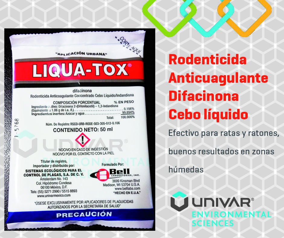 veserismx's tweet photo. #LiquaTox® | #Rodenticida | #Anticuagulante | #CeboLíquido
Para ser +efectivo en servicios de #ControlDeRoedores: https://t.co/wcLsb5KRSC