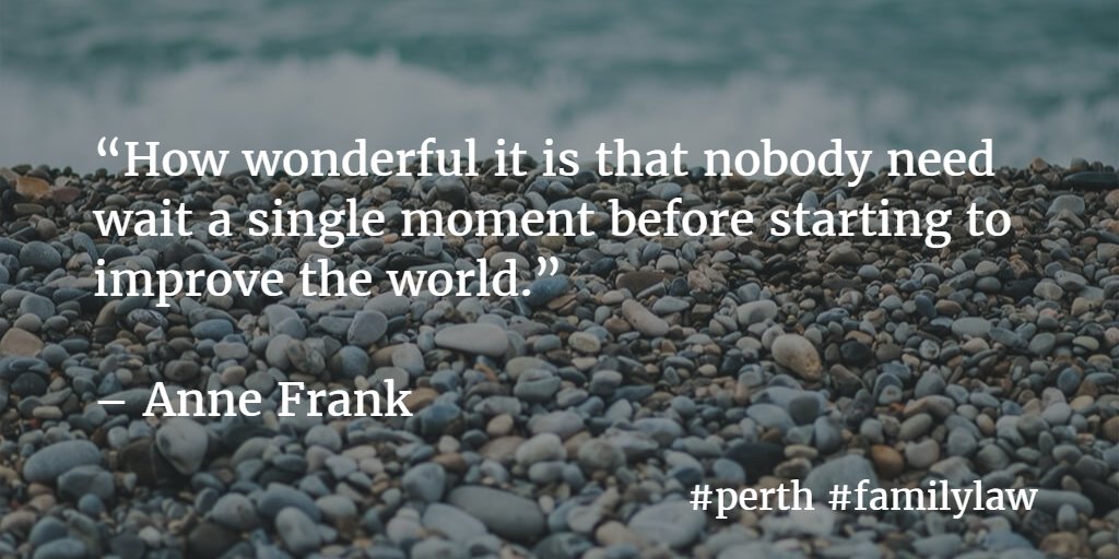 Jacqui_Brown_wa's tweet image. “How wonderful it is that nobody need wait a single moment before starting to improve the world.”
 
– Anne Frank