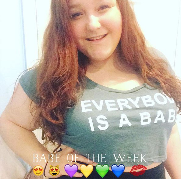 marylambertsing's tweet photo. BABE OF THE WEEK: Abby! Want to be interviewed by me? Post a photo of you in ML merch with #MaryLambertFan. https://t.co/hNOQAlubP0