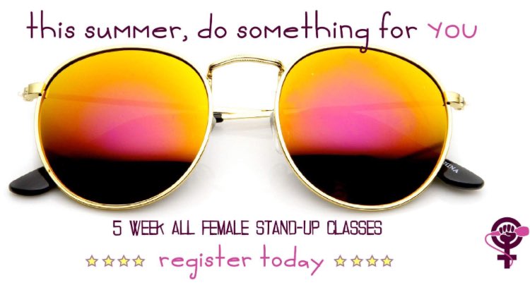 KelsieHuff's tweet image. .@FemComique Stand-up this summer!  #Chicago #allfemale #classes REGISTER HERE: femininecomique.com