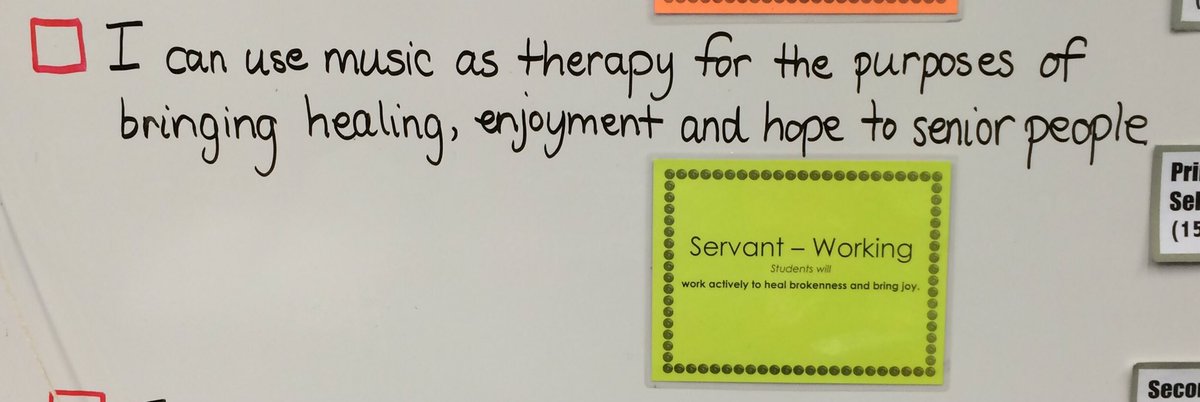 beim_m's tweet photo. Love this learning target for middle school band who will be blessing some elderly saints via music. #servantworkers https://t.co/1texG2b2oK
