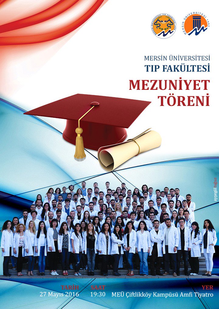 Tüm mezunlara meslek hayatlarında başarılar. Şiddetten ve baskıdan uzak onurlu bir hayat dileriz.