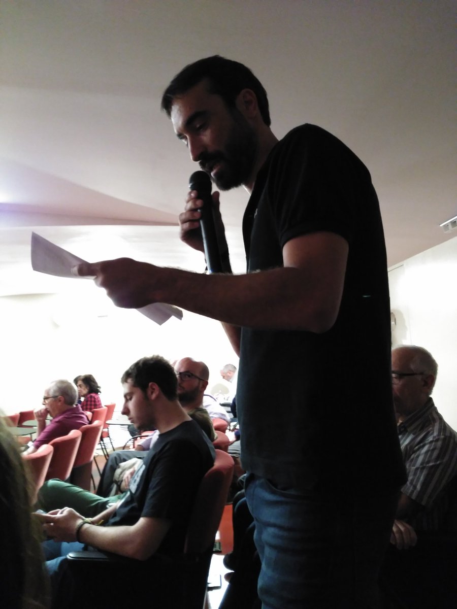MarianaoTeCoR's tweet photo. @DaniOsias presenta al ple la Programació Comunitària, que ha obtingut el suport de totes les forces polítiques https://t.co/nxF28zzcKP