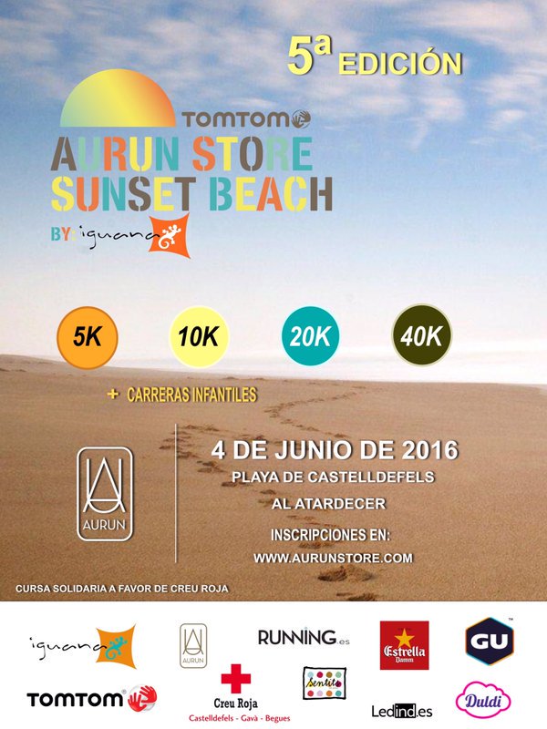No us perdeu la cursa  #AurunSunsetBeach de <a href="/Aurunstore/">Team AUrun</a> el 4 de juny a Castelldefels aurunstore.com