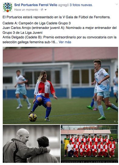 Antía (Cadete B), JC Arrojo (Juvenil A) y el equipo Cadete A serán la representación del club en la V Gala de Fútbol