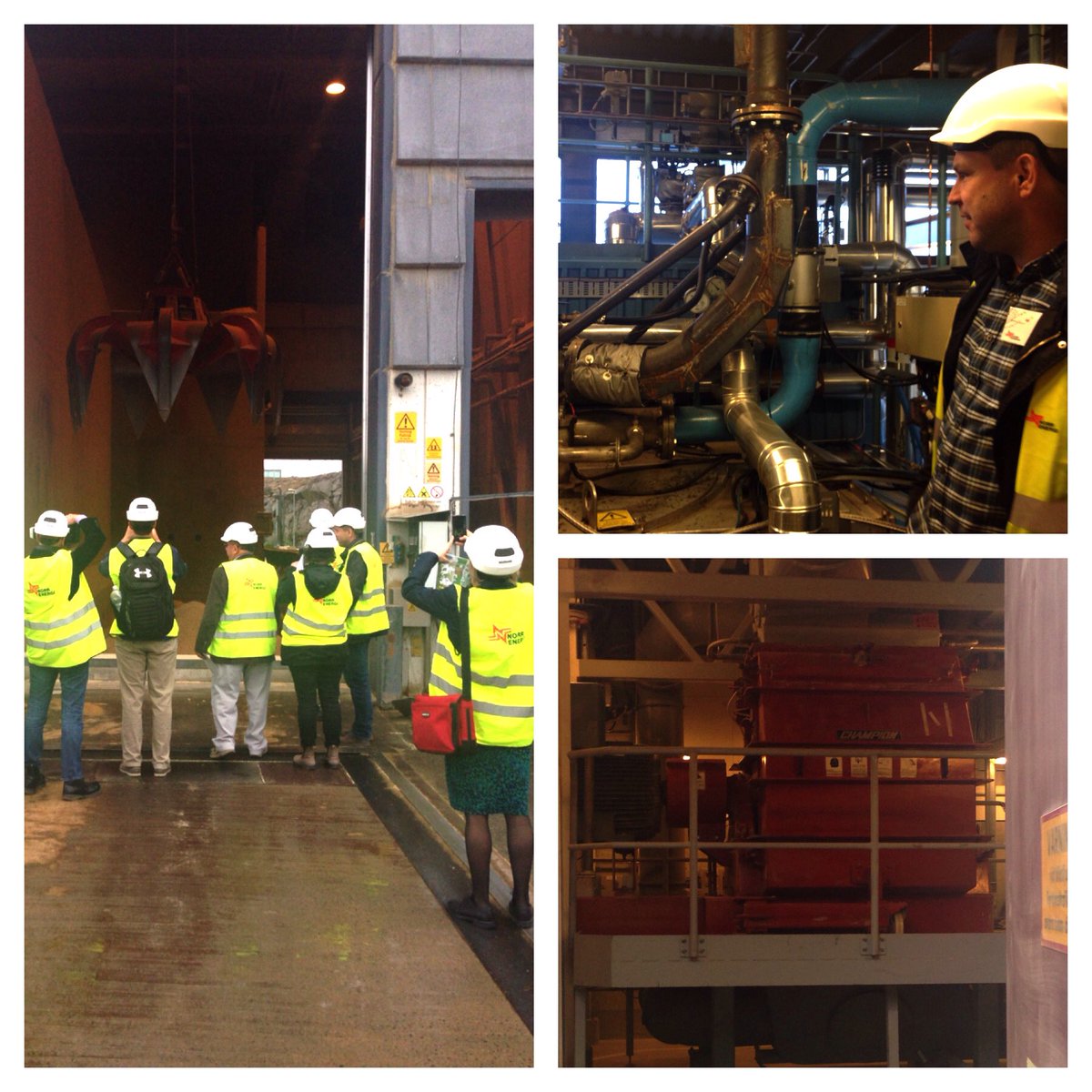Svebio's tweet photo. Study visit to Norrenergi #pellet #districtheating #bioenergy #IWBweek https://t.co/oI9sBeq7c0