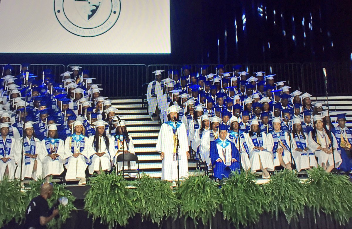 apsupdate's tweet photo. "I will be a senator one day, so remember this face." @BTW1924 Valedictorian Jhazzmyn Joiner #GaTechBound #APS2016 https://t.co/H7raqaaCLK