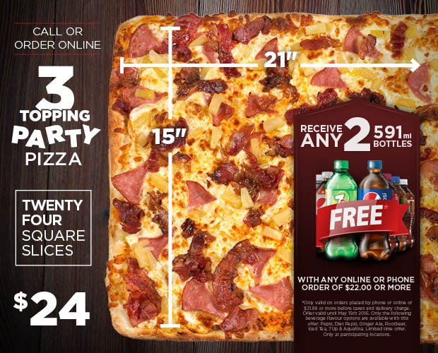 Pizzaville on Twitter "Wait... What? Our 24 for 24 party special is