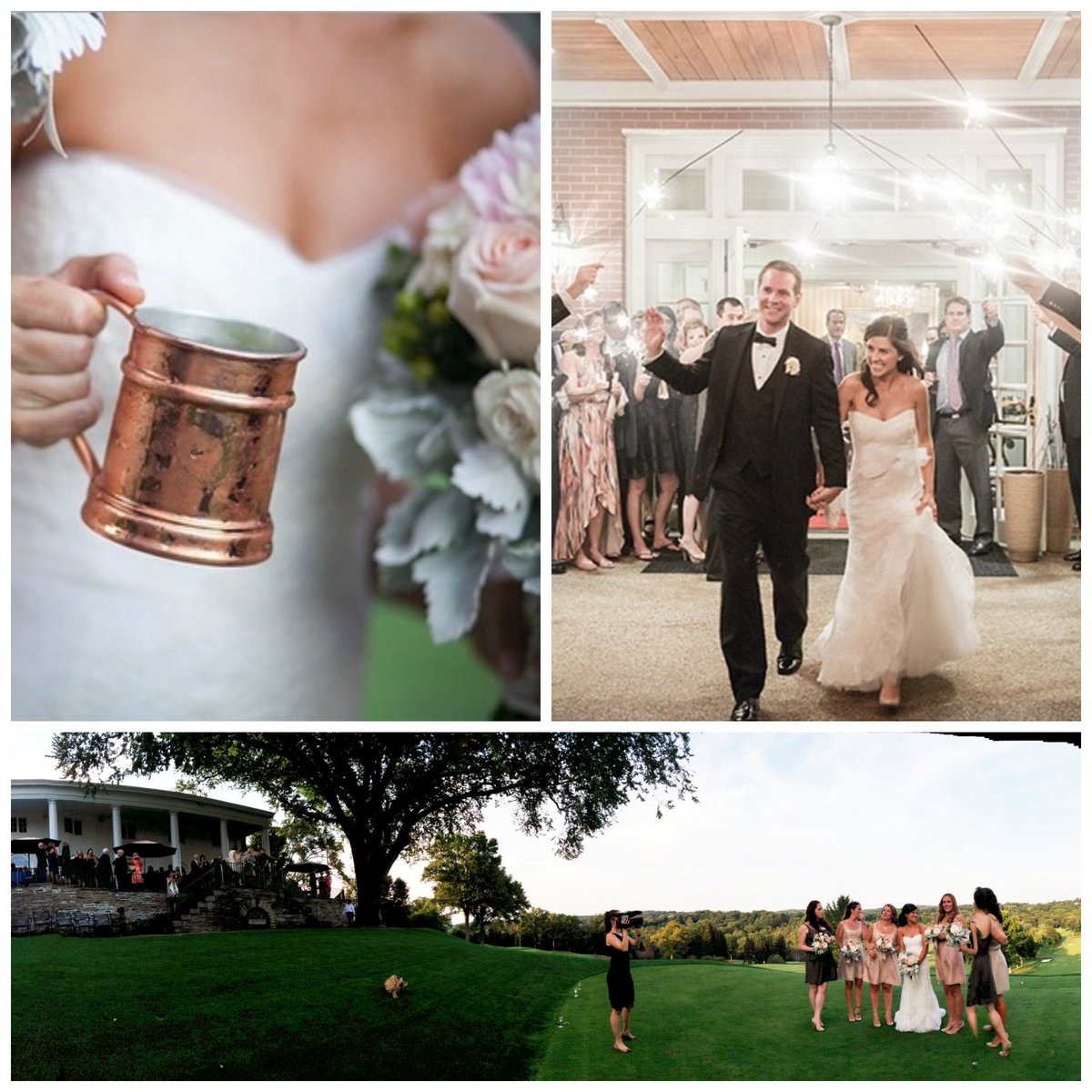 HelloEvents's tweet photo. #tbt Corinne and Josh’s country club reception was out of a fairytale! #HelloBride #PittsburghFieldClub #MoscowMule https://t.co/AjwZ0MYdgP