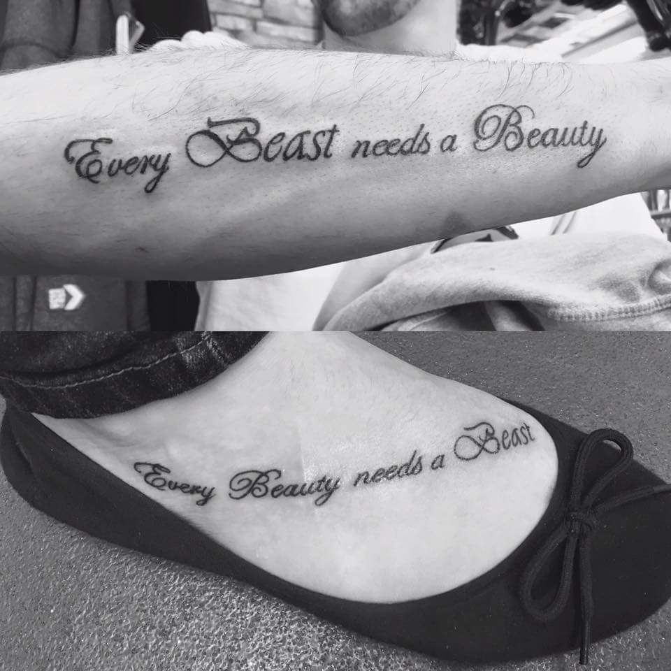 His Beauty, Her Beast: Tattoos That Speak