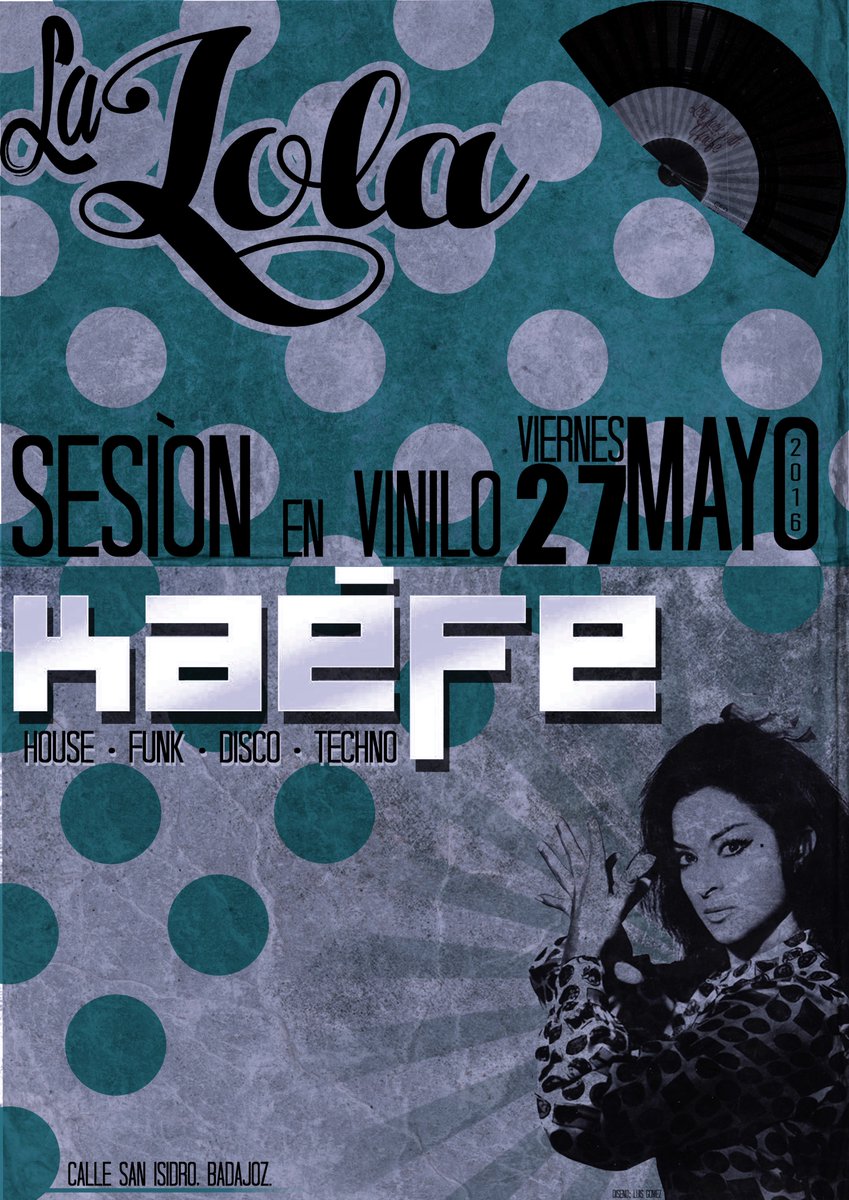 Mañana sesión en vinilo
LA LOLA, Calle San Isidro
de 00:00 a 4:00