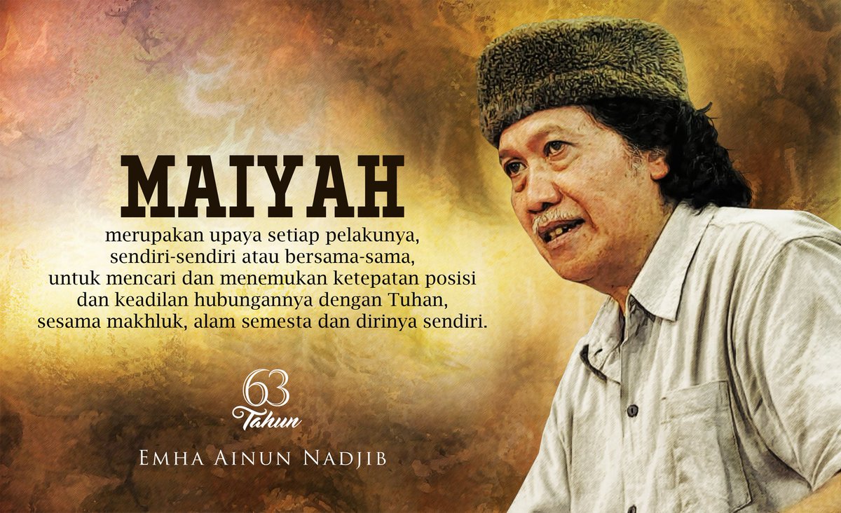 63 Tahun Emha Ainun Najib, Ini Kompilasi Quotes-nya yang Membuka