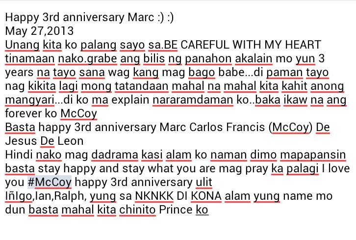 rosaliebendiola's tweet photo. @hashtag_mccoydl .see you soon babe iloveyou happy 3rd anniversary take care always
Ultimate Crush
#ILoveMccoy https://t.co/OeUQddMzvC