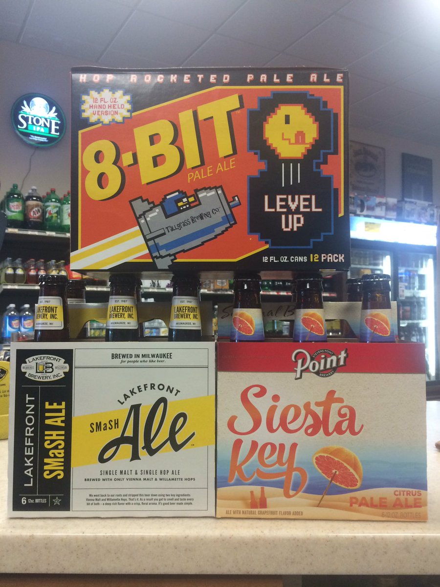 SMITTYSBEER's tweet photo. Look what just arrived at Rum River Wine &amp; Spirits Ramsey Mn.@TallgrassBeer @lakefront @pointbrewery https://t.co/9H7jMgFaAa