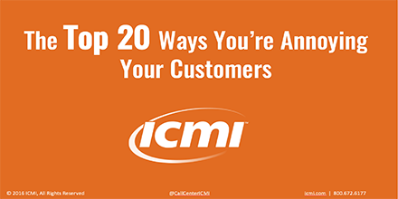 EricaMarois's tweet photo. The Top 20 Ways You’re Annoying Your Customers https://t.co/gjhcaKHxYl #custserv #CX #ICMIchat https://t.co/yIKcGFKs3u
