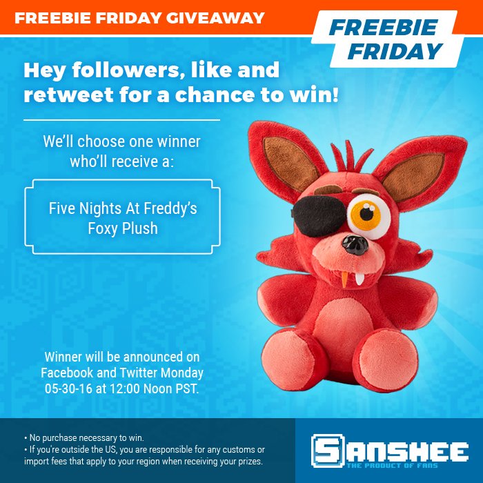 FIVE NIGHTS AT FREDDY'S FOXY PLUSH WIN