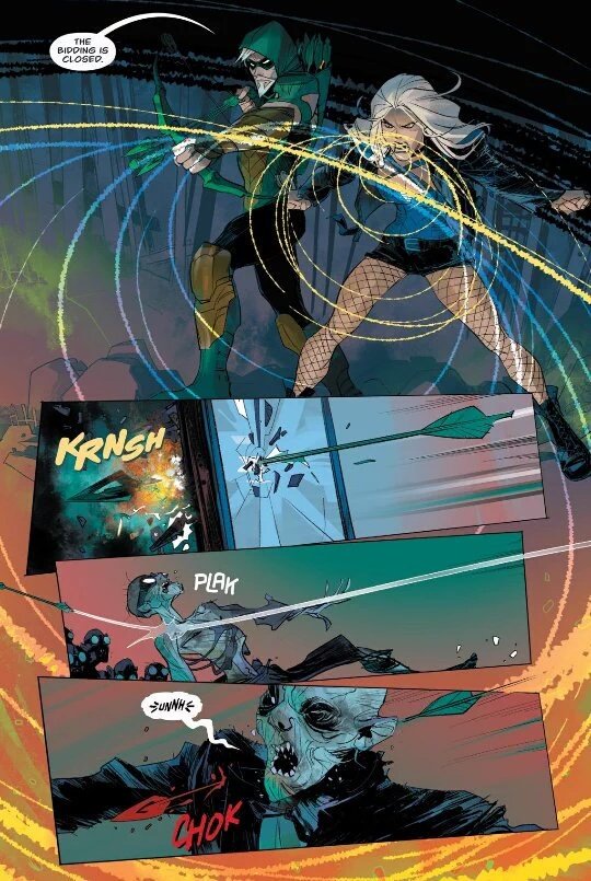 "My name is Oliver Queen. bla bla bla bla bla boxing glove arrow to the face!!!" 
RT AND FOLLOW