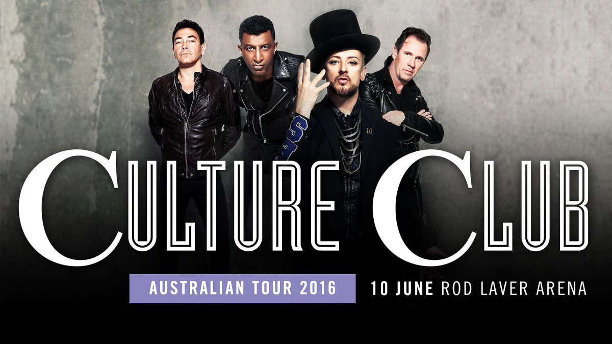 RodLaverArena's tweet photo. In just 7 days @BoyGeorge &amp; #CultureClub will be on our stage!!! CAN. NOT. WAIT! TICKETS - https://t.co/W1HcWEqpBh https://t.co/c4JaSx0nOb