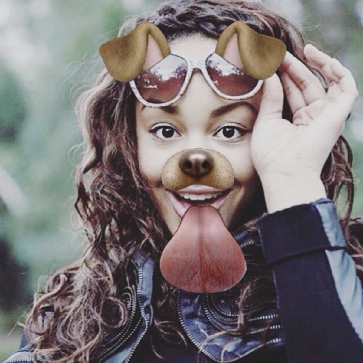 NiaSioux's tweet image. I always wondered what I would look like as a dog 😉😂😘🐶#puppylove #funedits